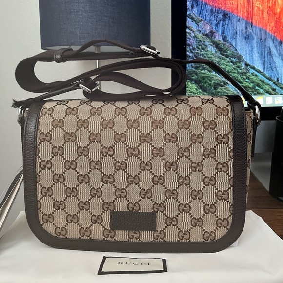 ❌ SOLD❌ NWT Gucci GG Guccissima Messenger Bag - Picture 13 of 13